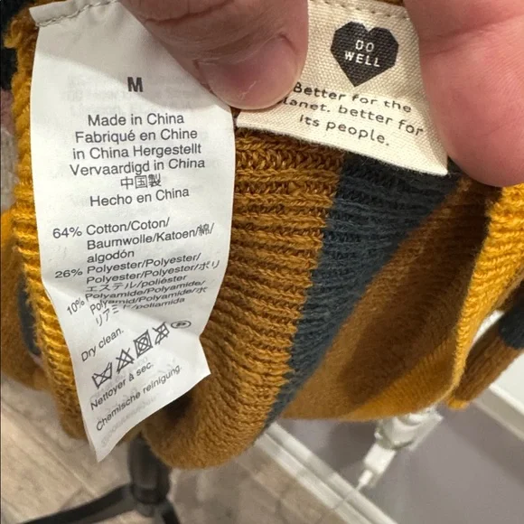 Madewell Drop-Shoulder Sweater Midi
Dress in Stripe - Picture 4 of 8